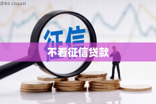安县不看征信贷款