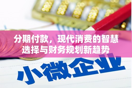 新埤分期付款，现代消费的智慧选择与财务规划新趋势