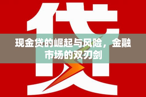 邵阳现金贷的崛起与风险，金融市场的双刃剑