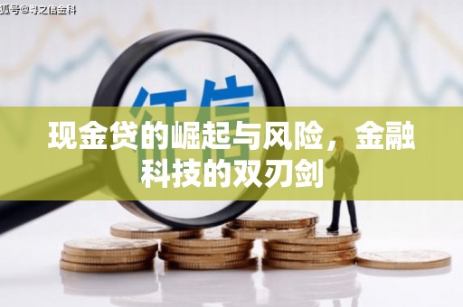 杜集现金贷的崛起与风险，金融科技的双刃剑