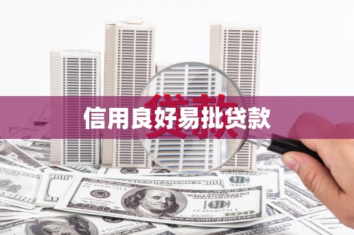 户县信用良好易批贷款