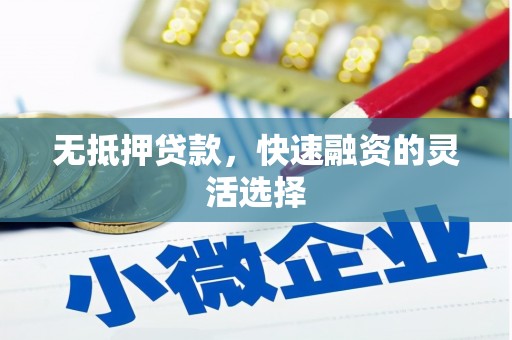 兴县无抵押贷款，快速融资的灵活选择