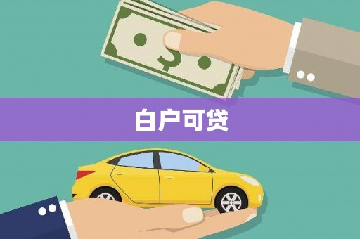 振兴白户可贷