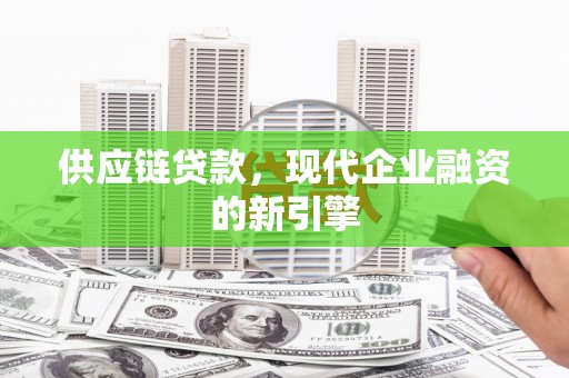 望德堂区供应链贷款，现代企业融资的新引擎