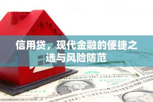 金沙信用贷，现代金融的便捷之选与风险防范