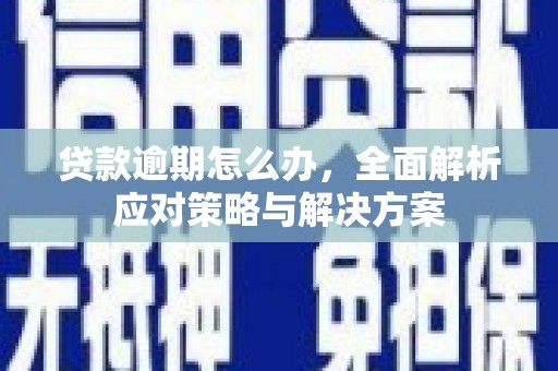 七美贷款逾期怎么办，全面解析应对策略与解决方案