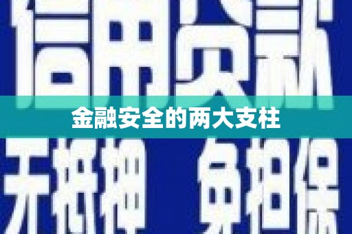 响水金融安全的两大支柱